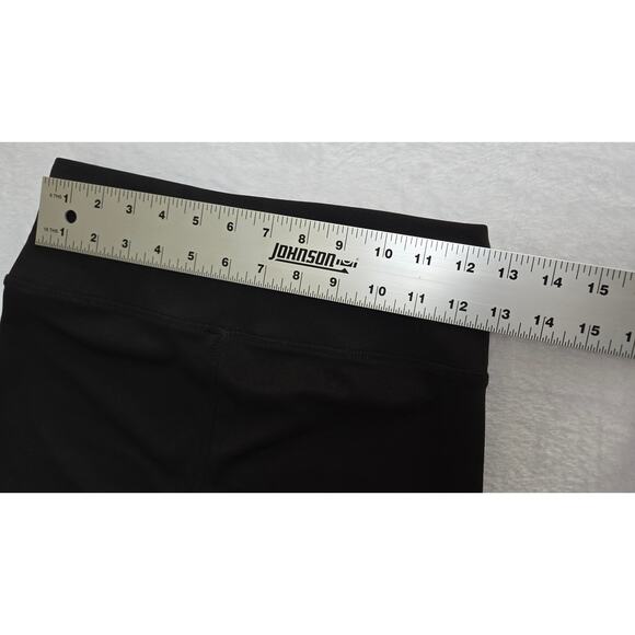 EBB & FLOW Women's Small/Medium Black High Waist Inseam Bike Shorts w/Pockets - Picture 3 of 7